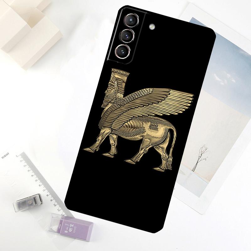 Чехол для телефона Ламассу Ассирийский Крылатый Лев Для Samsung Galaxy S20 FE S21 S22 S23 S24 S25 Ultra S9 S10 S25 Plus S25 FE