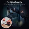 Wireless Door Stop Alarm System 120dB Wedge Security Floor Door Stops Home Doorstop Preasure Alarm 3