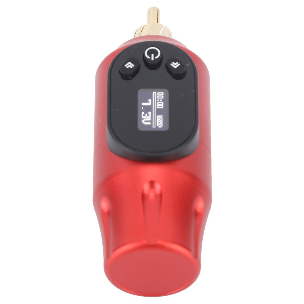 2000mAh Wireless Tattoo Power RCA Interface Digital Display Wireless Tattoo Battery Supply Red