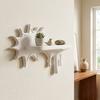 3D Printed Floating Wall Stand Irregular Shape Melting Display Rack  Home Decoration