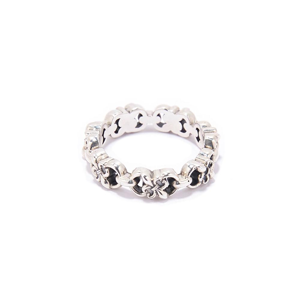 Scudo Floral Round Ring (B Type)
