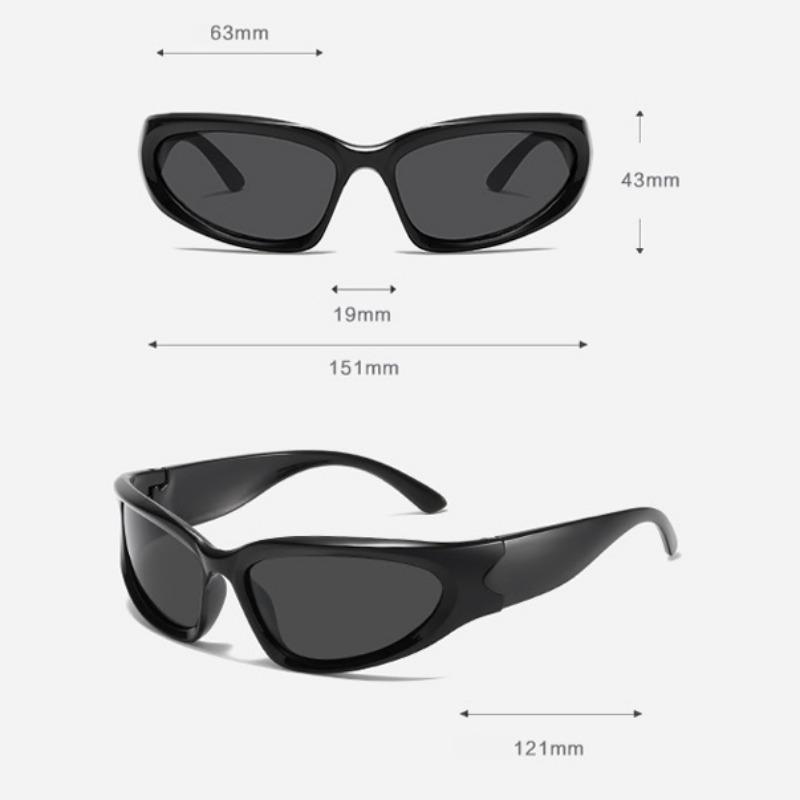 Новые Y2K спортивные солнцезащитные очки в стиле панк, женские брендовые дизайнерские квадратные очки, мужские роскошные солнцезащитные очки UV400, красочные зеркальные модные очки