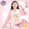 Хлопковый пижамный комплект с длинным рукавом для девочек My Little Pony