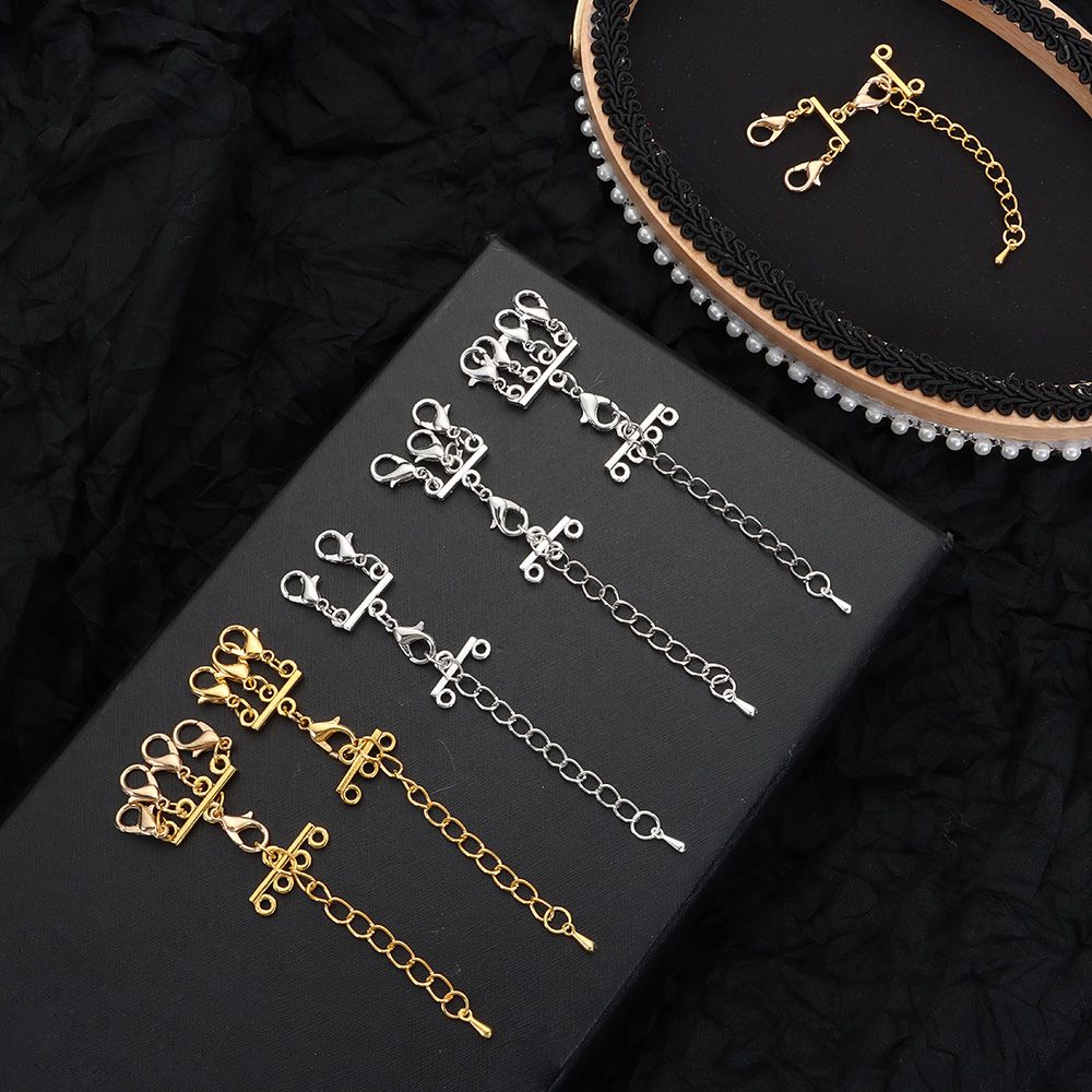 Многослойное ожерелье, браслет, соединители, многорядные застежки для самостоятельного изготовления ювелирных изделий