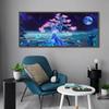 5D Diamond Art Painting Moon, Tree Diamond Painting Kit,DIY Full Diamond Crystal Art and Crafts, Gem Art Painting with Diamond Home Wall Decoration