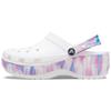 Classic Clog Tie-Dye Trendy Clogs Women Clogs White Purple 207580-94S