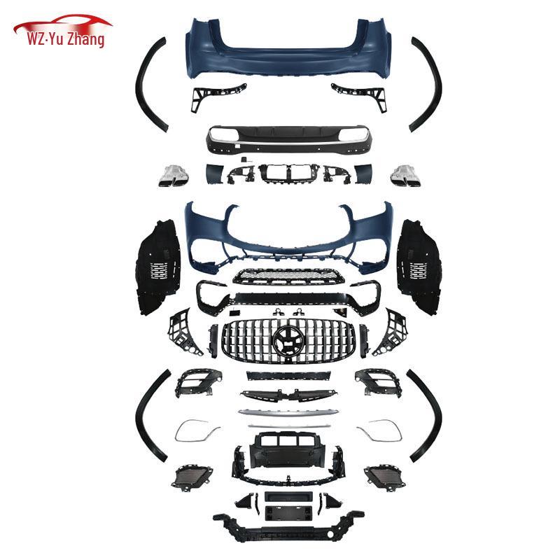Mercedes GLS167 AMG Front & Rear Bumper with Tailpipe & Exhaust Upgrade Kit