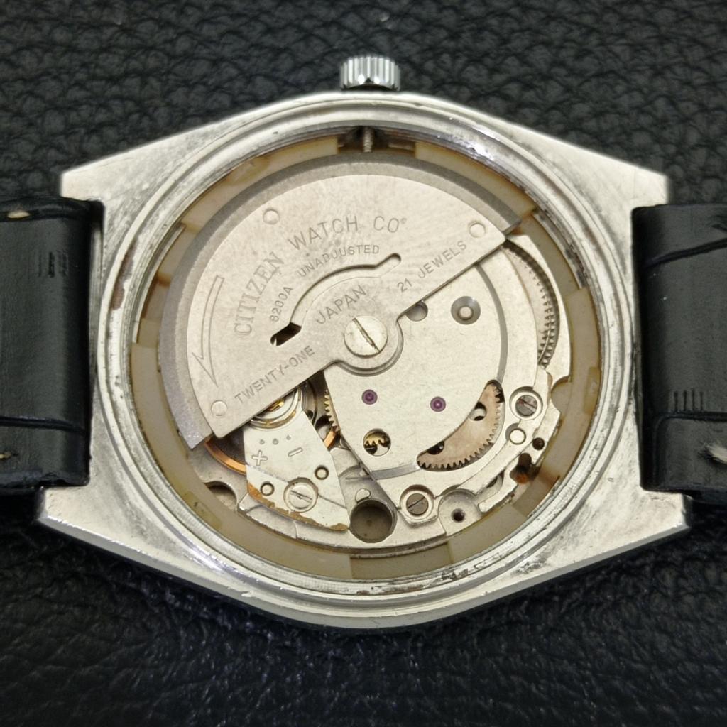 Б/у винтажные мужские часы Citizen Automatic 8200 из Японии с синим циферблатом в арабском стиле a434803-2 R123-a434803