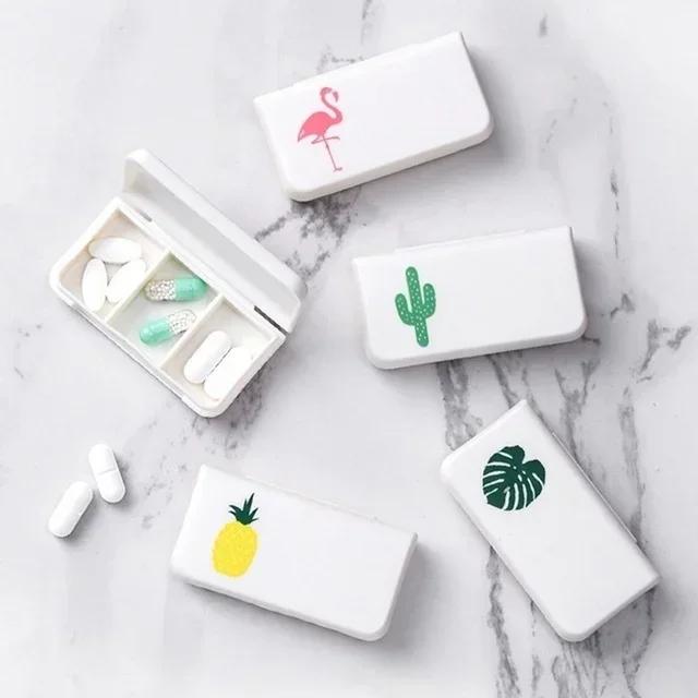 Creative Simple Portable Fashion Mini Pill Box Medicine Boxes 3 Grids Travel Medical Drugs Tablet Container Holder Storage Box