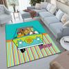 Halloween cartoon comedy adventure movie Scooby-Doo carpet is suitable for living room and bedroom doormats office balcony decorative carpet V16