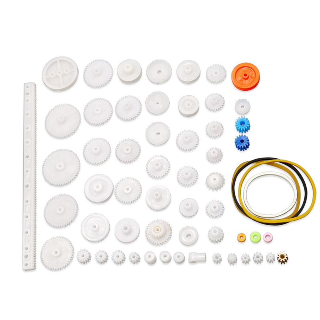 Наборы двигателей постоянного тока с аксессуарами для научных проектов «сделай сам», включая держатель батареи, переключатель, пропеллер и пластиковые шестерни