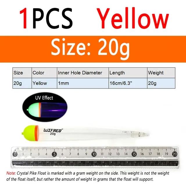 Bimoo, 1 шт., 20 г, 25 г, 35 г, поплавок с кристаллом щуки, утяжеленные поплавки для Shad Fishing Slamon Steelhead, аксессуары, рыболовные терминалы, снасти