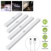15/21/30/50cm Wireless LED Wall Light Motion Sensor Light USB Rechargeable Closet Night Lamp For Kitchen Bedroom Cabinet Staircase Smart Lighting