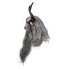 Halloween latex mask, classic Journey to the West version, featuring the Ox Demon King with ox horns, animal-themed black ox head mask, a hot-selling