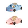 Hamster Race Car Toy Transparent Running Ball Vehicle for Safe and Fun Home Exercise with Easy Assembly and Cleaning