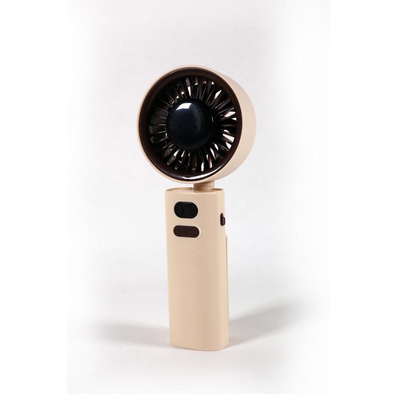 Portable Handheld Mini Fan: USB Rechargeable, Foldable, High-Speed Turbine for Office and Outdoor Use