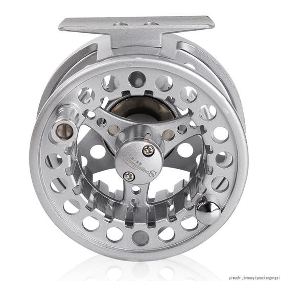 SOUGAYILANG Fly Fishing Reel Aluminum Die Full Metal Casting CNC Fly Fishing Reel