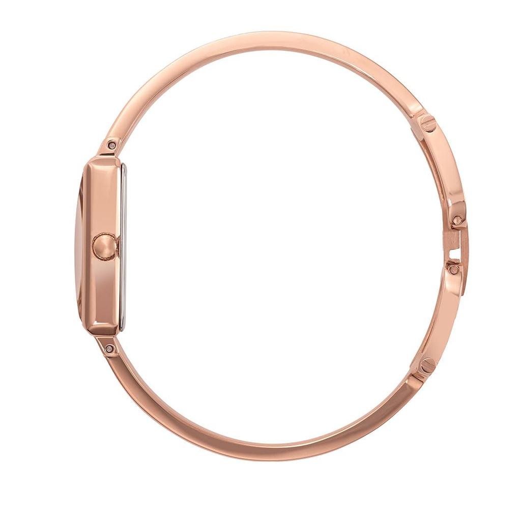 Авторизованный дилер Квадратные часы MATOW Tsuki Gekka в цвете Rose Gold и Cream [MATOW] Женские (mw003001)