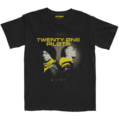 TWENTY ONE PILOTS Футболка унисекс для взрослых, спина к спине