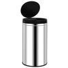VidaXL Poubelle à Capteur Automatique Poubelle à Déchets Poubelle à Ordures Poubelle de Recyclage Bureau Salon Maison 322695