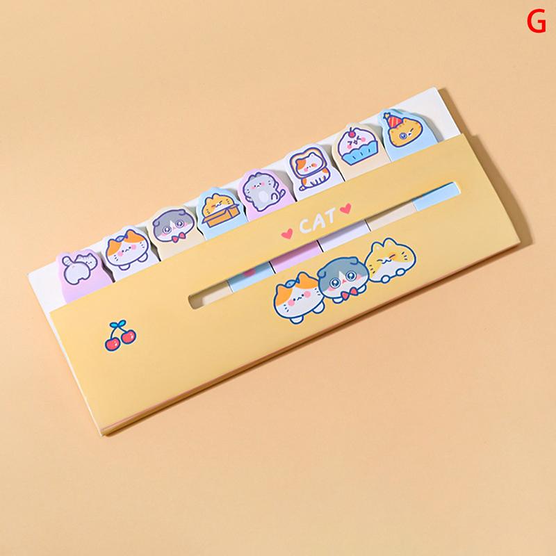120 Sheets Kawaii Animal Sticky Note Classified Index Sticker Label Bookmark