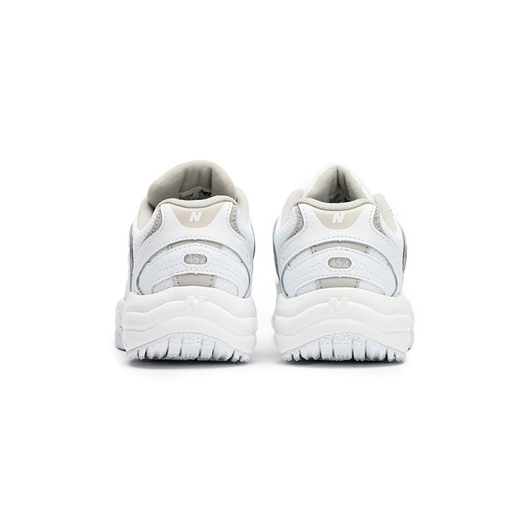 New Balance 452 White Light Cliff Grey Женские кроссовки Черные WX452SG