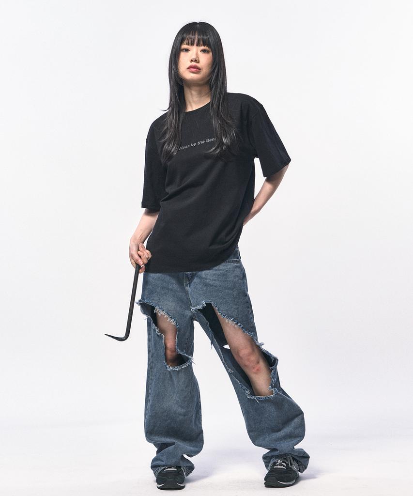 C WEAR BY THE GENIUS C Wear Oversized T-Shirt Black