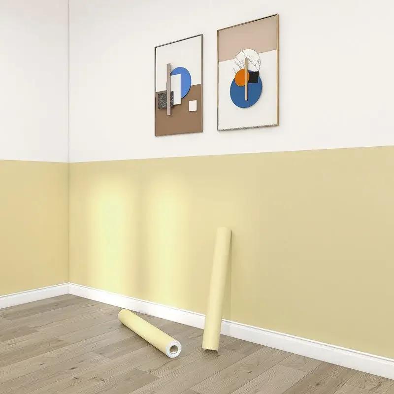 Корея Розовые Водонепроницаемые Обои Самоклеящиеся Для Дома Спальни Комнаты в Общежитии Наклейки на Стену Утолщенные Клеящиеся Для Стола Шкафа Ремонт