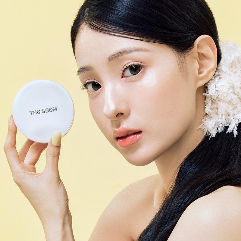 The Saem Skin Perfection Тонирующий кушон с глутатионом с запаской SPF 50+ PA+++ 12г*2шт