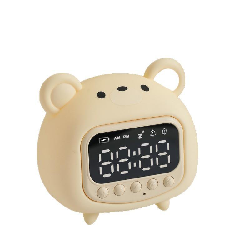 Cartoon student children cute night light household charging electronic clock digital display alarm clock for junior high school students