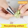 Stainless Steel Vegetable Picking, Iron Nail Protection, Finger Protector, Finger Cover, Finger Cover, Garlic Peeling and Pea Pinching Thumb Knife