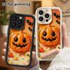 Phone case: 2D flat design suitable for iPhone 18 17 16 15 14 13 Pro protective case, Halloween pumpkin, Christmas, perfect holiday gift