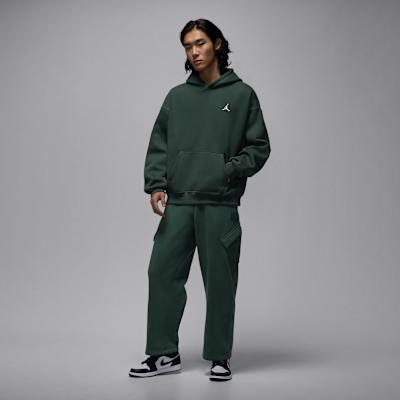 Мужская толстовка Jordan Brooklyn Fleece Sweatshirt Мужская Темно-зеленый/Белый