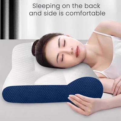 Подушка для шеи Yousheng Memory Foam, с эффектом памяти, для снятия напряжения в шее, регулируемая ортопедическая сэндвич-подушка, мягкая дышащая подушка для шеи для всех возрастов