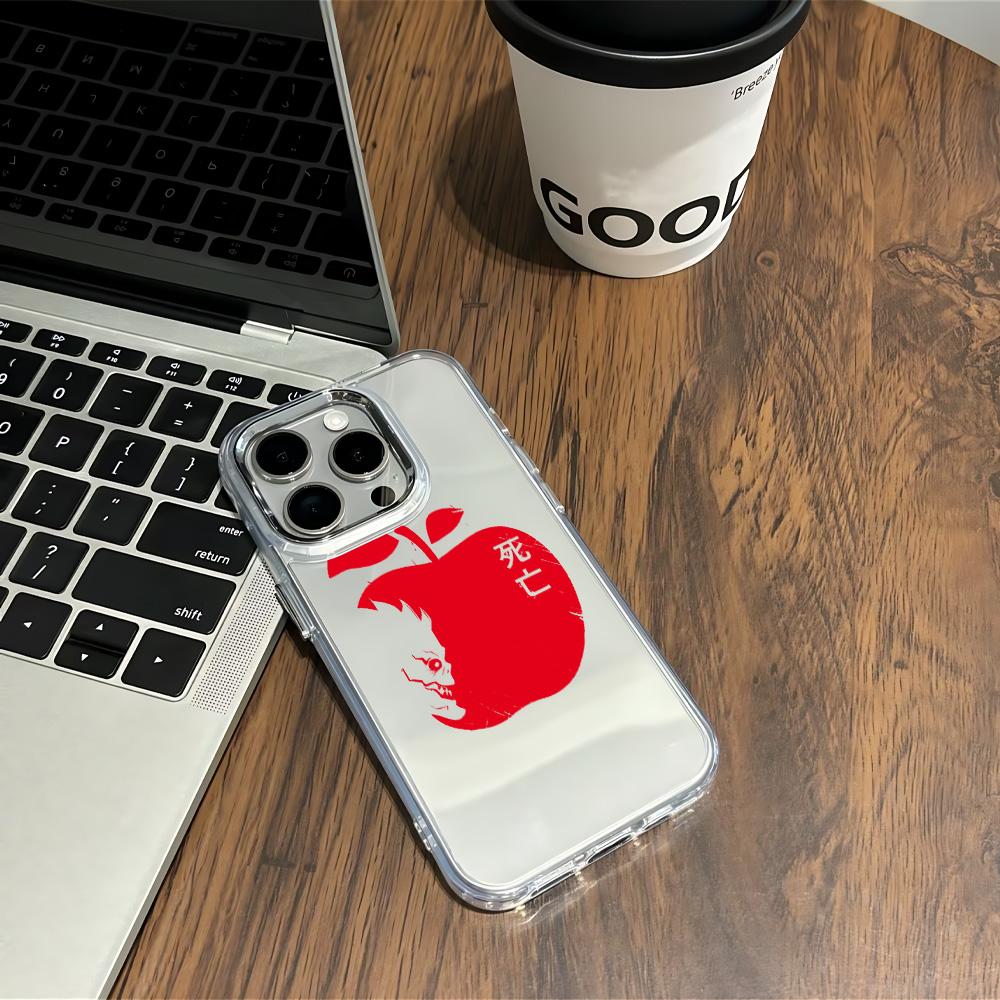 Чехол для телефона Аниме D-Death Note Для iPhone 17 16e 16 15 14 13 12 11 mini Pro Max X XR XSMAX 8 7 Air Plus Прозрачный Мягкий Чехол