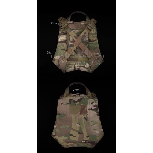 WarmHeartting Tactical Helmet Carrier, Night Vision Pouch, Quick Access, Rapid Deployment, Airsoft Hunting Helmet Pouch