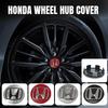 4Pcs 58/69mm Car Wheel Center Hub Center Caps Dustproof Covers Decoration For Honda Civic FIT Odyssey City Concept S1 Vezel XRV