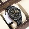 Brand Luxury Men's Watch New Business Quartz Watch Man Diamond Calendar Clock