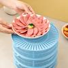 Складная сетчатая крышка для еды с крышкой, многофункциональный купол для овощей, пельменей, морепродуктов, мяса, экономичная кухонная принадлежность