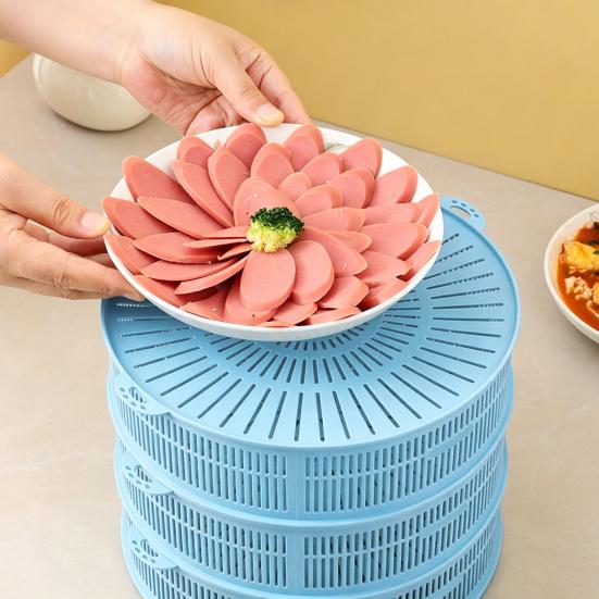 Складная сетчатая крышка для еды с крышкой, многофункциональный купол для овощей, пельменей, морепродуктов, мяса, экономичная кухонная принадлежность