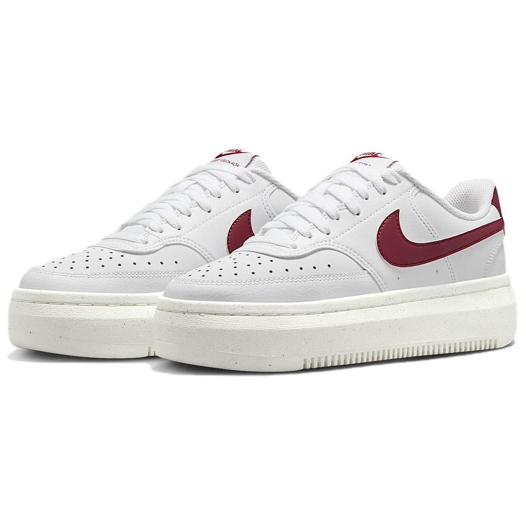 Nike Court Vision Alta White Team Red Women Sneakers Sail DZ5394-103