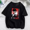 Anime Luffy Graphic Print Men's T-shirt Korean Oversized Tops Unisex