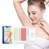 20 Stick Hair Removal Wax Strips For Summer Depilation Double Sided Cold Wax Paper For Leg Body Face Useful 3ml