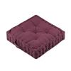 Coussin De Sol En Gaze De Coton 45 X 45 Cm Pop Color Pourpre