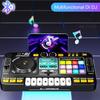 Детский DJ-микшер с микрофоном, многофункциональное электронное пианино, клавиатура, Bluetooth, DJ-контроллер вертушки, детский музыкальный инструмент
