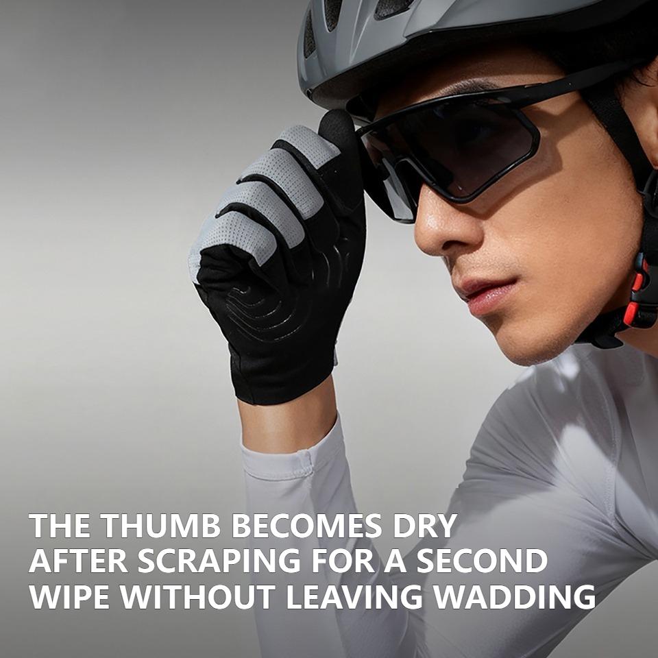 1 пара велосипедных перчаток с полным пальцем, сенсорный экран, силиконовые, противоскользящие, дышащие, для шоссейного мотоцикла, велосипеда