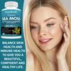 Sea Moss Dietary Supplement, With Organic Bladderwrack Powder, 120 Capsules Per Bottle