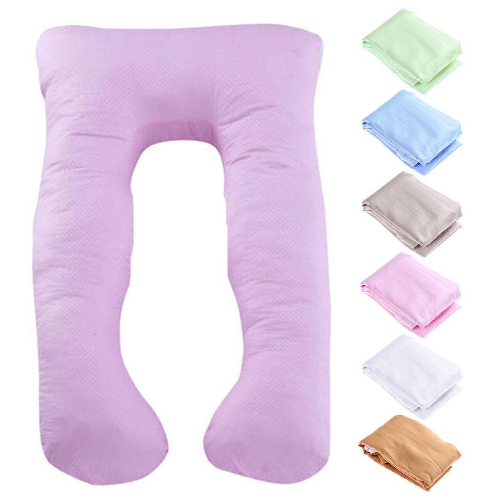 Home & Living U-type Maternity Sleeping Support Pillow Cover Pillow Case U-Shape Pillows