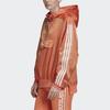 adidas Оригиналы X Fiorucci Коллаборация Ветровка с капюшоном на молнии до середины груди Женские куртки Кораллово-розовый FL4137