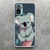 Коала Каваи Милое Животное Принт Мягкий Чехол для Xiaomi Redmi Note 14 13 12S 11S Чехол для Телефона 10 Pro Plus 11E 11T 12 11 10S 5G Обложка